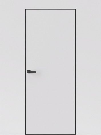 AxelDoors Межкомнатная дверь INVISIBLE REVERSE 42мм под покраску черная, арт. 23275