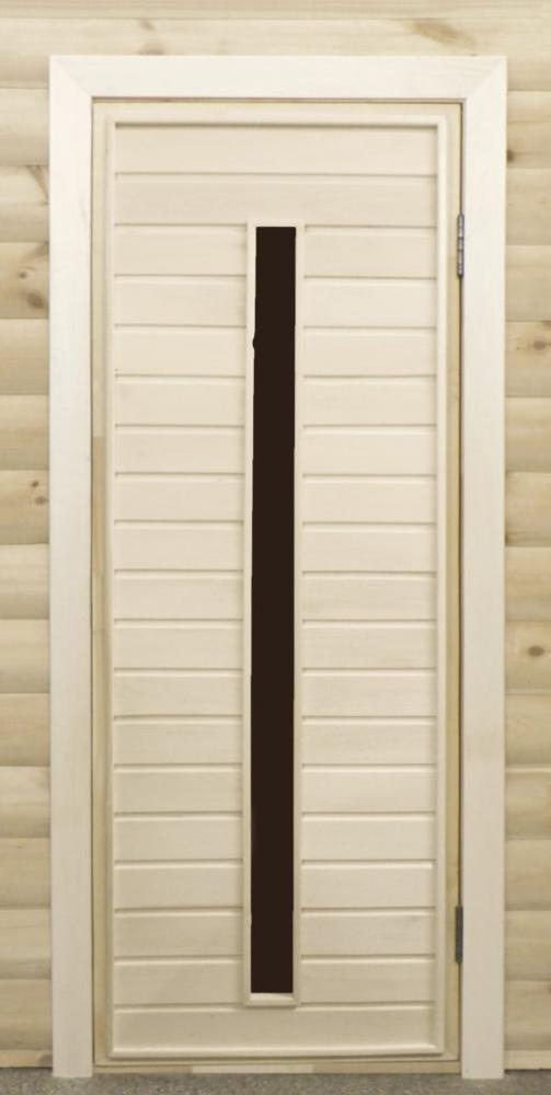 AquaDoor Дверь банная со стеклом 3, арт. 17264 - фото №1