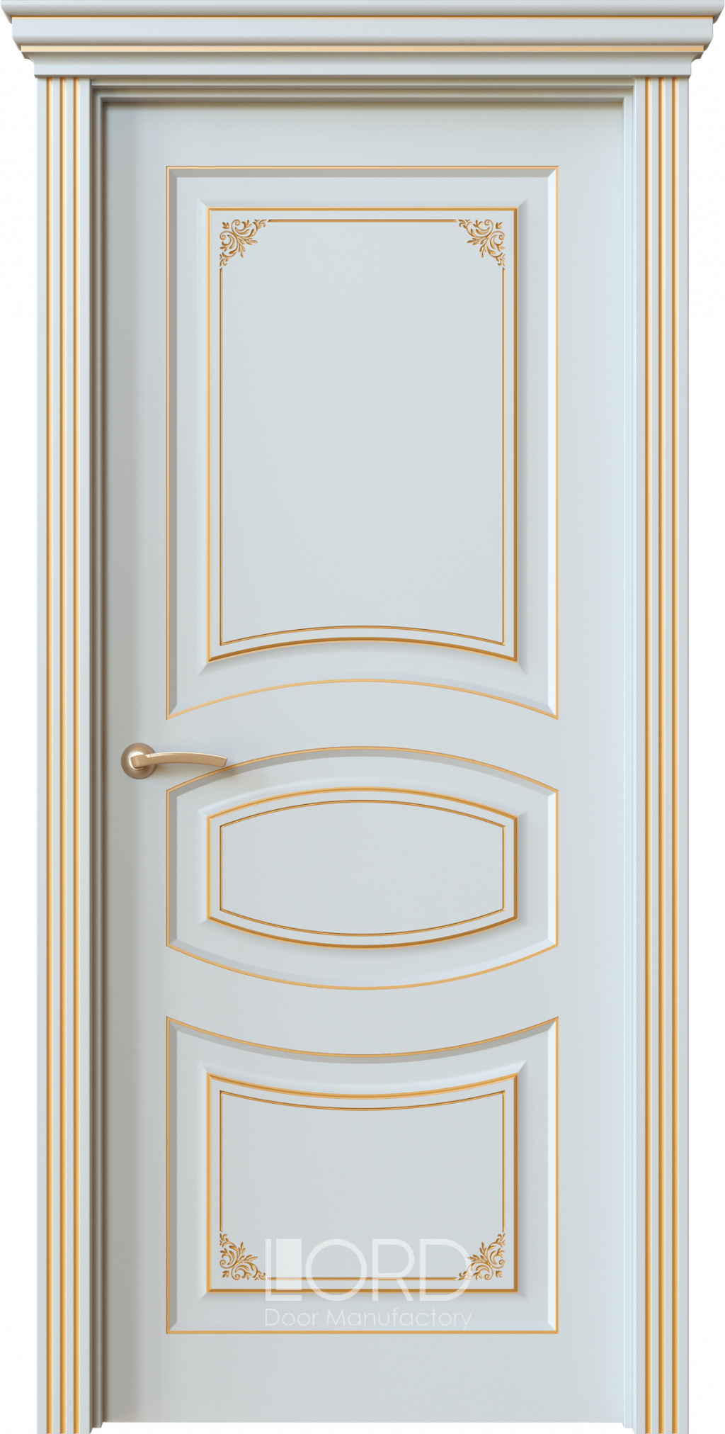 Лорд Межкомнатная дверь Dolce 2 ДГ Патина Золото, арт. 22432 - фото №1