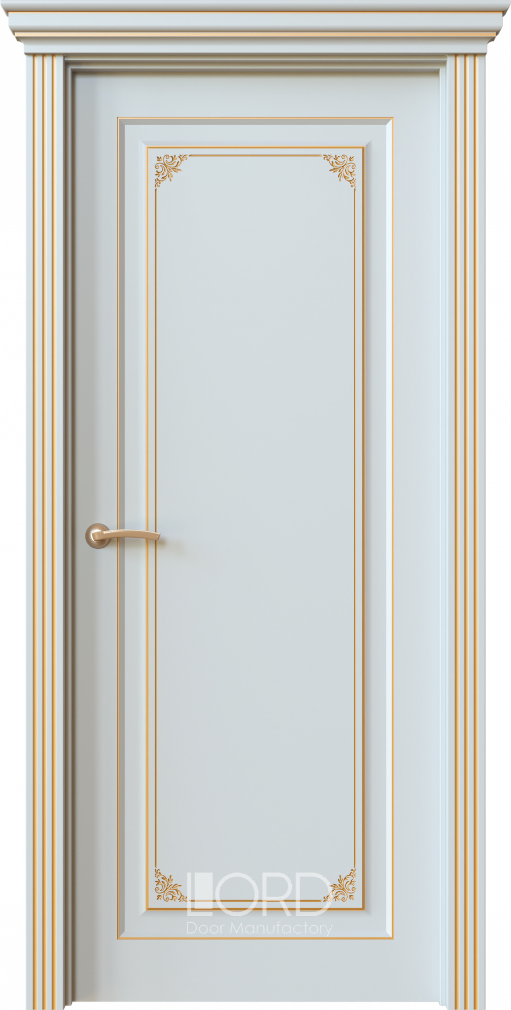 Лорд Межкомнатная дверь Dolce 4 ДГ Патина Золото, арт. 22448 - фото №1