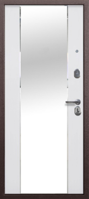 Снаб ДВ Входная дверь  Тайга 7 см зеркало, арт. 0006337 - фото №1